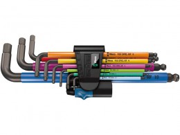 Wera 950 SPKL/9 SM HF Multicolour Lkey set, metric, BlackLaser, with holding function £36.99